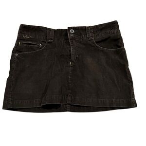 American Eagle Brown Corduroy Mini Skirt. Size 6